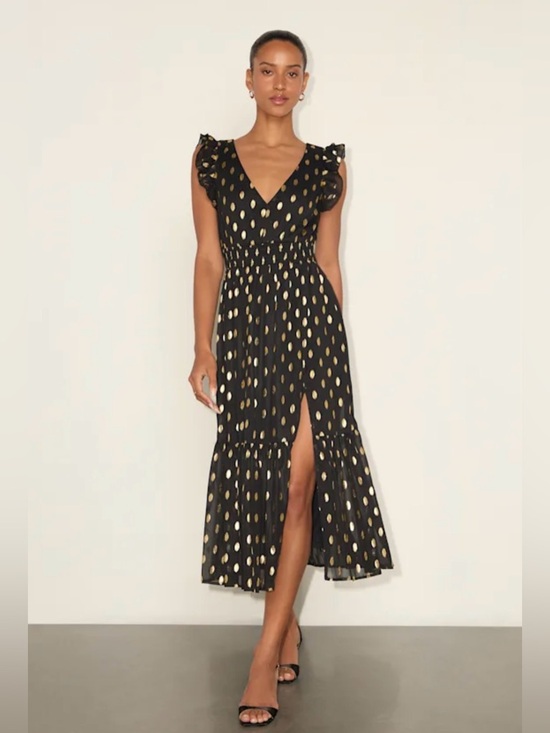 Lulus Dresses & Skirts - Lulus Black and Gold Dress